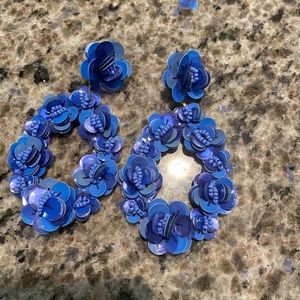 J Crew Sequin Earrings